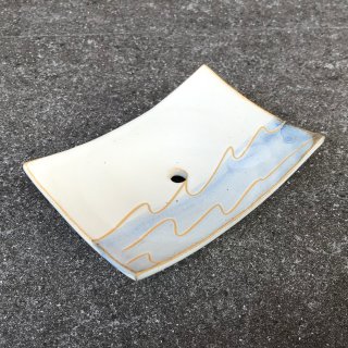 Keramik-Seifenschale - Welle